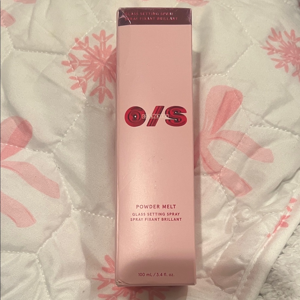 Powder Melt Glass Setting Spray — Pink